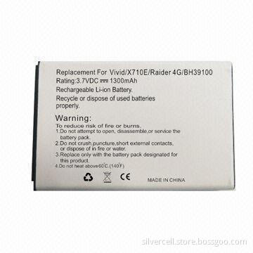 PDA Li-ion Battery Pack for HTC x710e, with 1,300mAh Capacity, OEM/ODM Orders are Welcome